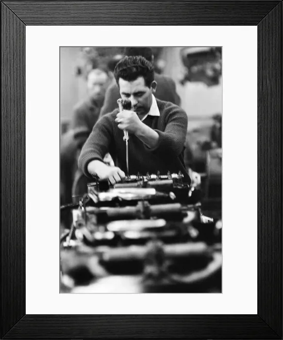 Framed Print : General scenes inside the Ford motor factory in Dagenham Framed Print : General scenes inside the Ford motor factory in Dagenham