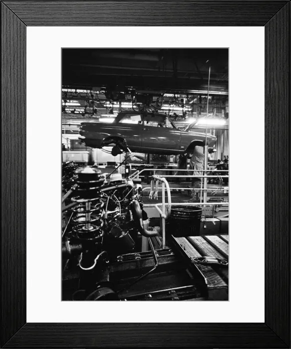 Framed Print : General scenes inside the Ford motor factory in Dagenham Framed Print : General scenes inside the Ford motor factory in Dagenham
