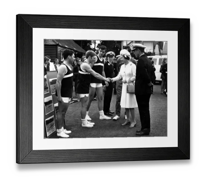 Framed Print : The Royal Family visit Britannia Royal Naval College, Devon