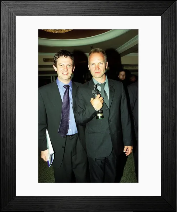 Framed Print : Sting Singer June 98 At the Ivor Novello Awards 1997 at the Grosvenor House Park Framed Print : Sting Singer June 98 At the Ivor Novello Awards 1997 at the Grosvenor House Park