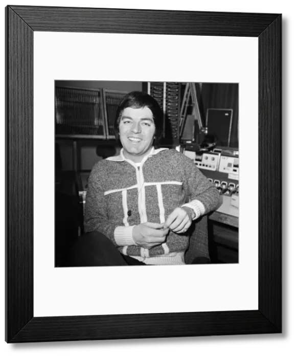 Framed Print : BBC Disc Jockey Tony Blackburn. 15th January 1976 Framed Print : BBC Disc Jockey Tony Blackburn. 15th January 1976