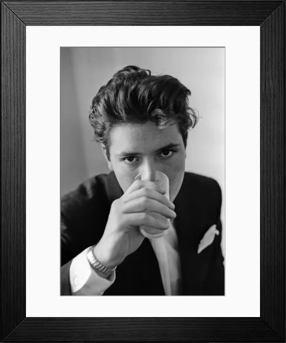 Framed Print : Cliff Richard at the Girls and Boys exhibition. 18th August 1959 Framed Print : Cliff Richard at the Girls and Boys exhibition. 18th August 1959