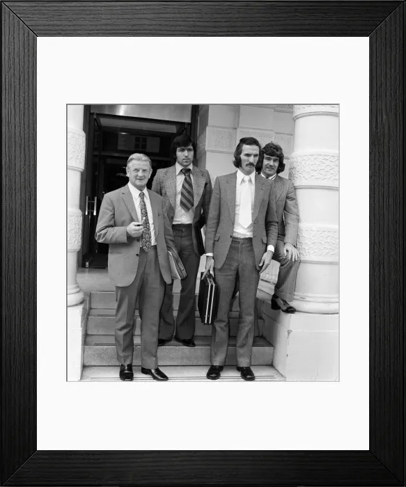 Framed Print : Meeting between professional players and he Football League over a footballer