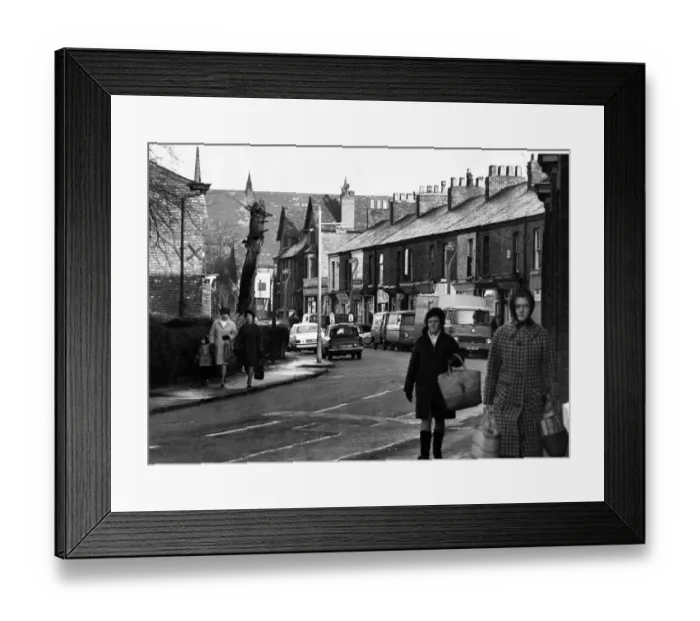 Framed Print : When the villagers of Ladybarn go shopping they refer to Framed Print : When the villagers of Ladybarn go shopping they refer to