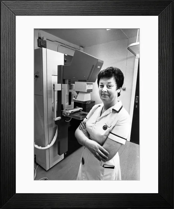 Framed Print : Jody Milton and the breast cancer machine at Newcastle Framed Print : Jody Milton and the breast cancer machine at Newcastle