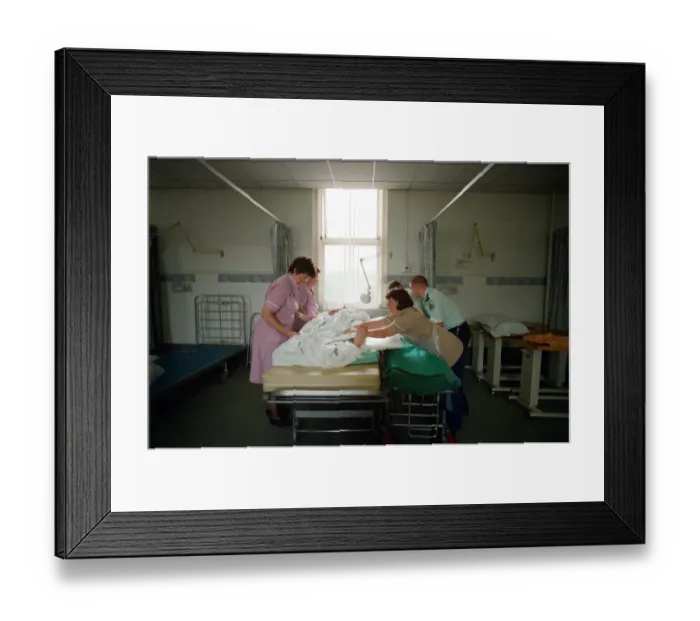 Framed Print : Newcastle General Hospital ward closure. Ward 2 at the general hospital closes its doors Framed Print : Newcastle General Hospital ward closure. Ward 2 at the general hospital closes its doors