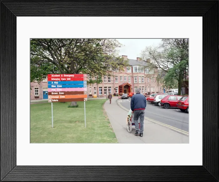 Framed Print : General views of the Newcastle General Hospital. 16th May 1995 Framed Print : General views of the Newcastle General Hospital. 16th May 1995