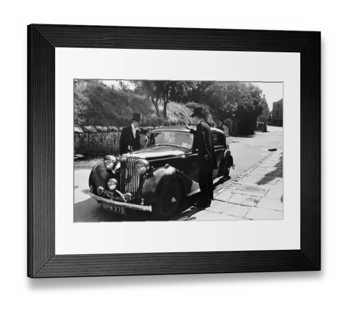 Framed Print : Eton School pupils in dinner jackets and bowler hats leaning on a car Dbase MSI Framed Print : Eton School pupils in dinner jackets and bowler hats leaning on a car Dbase MSI
