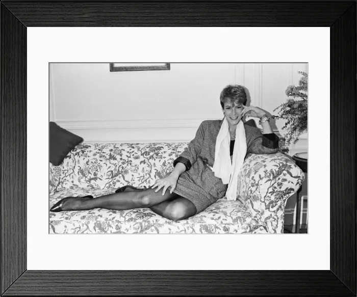 Framed Print : Jamie Lee Curtis, actor, pictured at Claridges Hotel in London