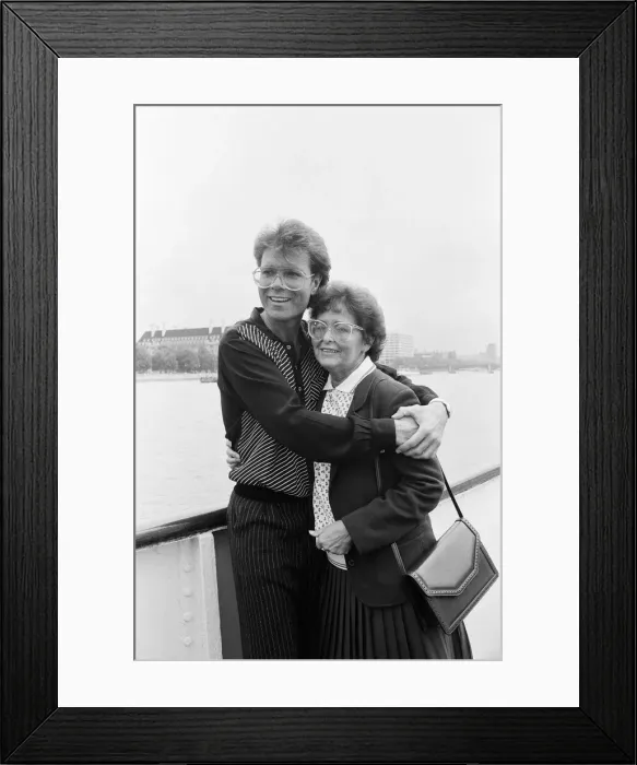 Framed Print : Cliff Richard at the launch of his new album Always Guaranteed Framed Print : Cliff Richard at the launch of his new album Always Guaranteed