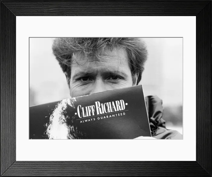 Framed Print : Cliff Richard at the launch of his new album Always Guaranteed Framed Print : Cliff Richard at the launch of his new album Always Guaranteed