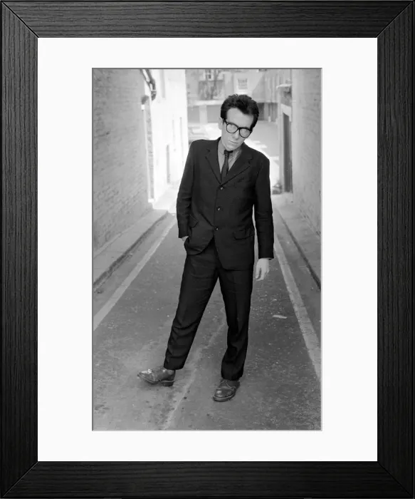 Framed Print : Elvis Costello, the newest sensation on the music scene Framed Print : Elvis Costello, the newest sensation on the music scene