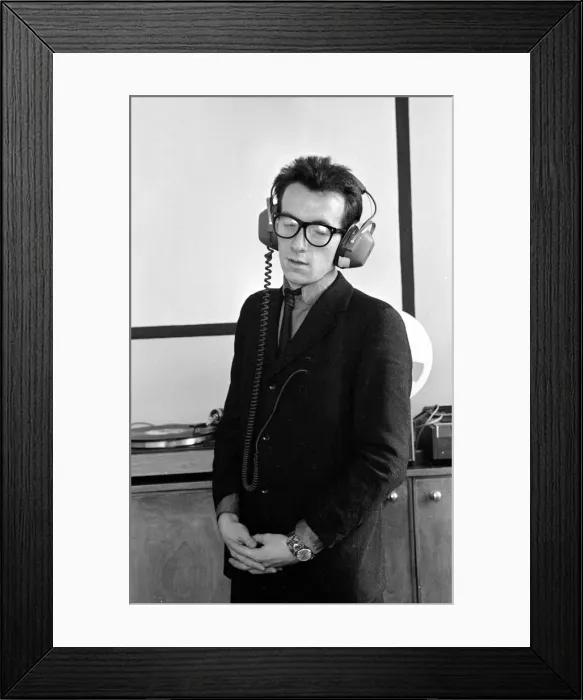 Framed Print : Elvis Costello, the newest sensation on the music scene Framed Print : Elvis Costello, the newest sensation on the music scene