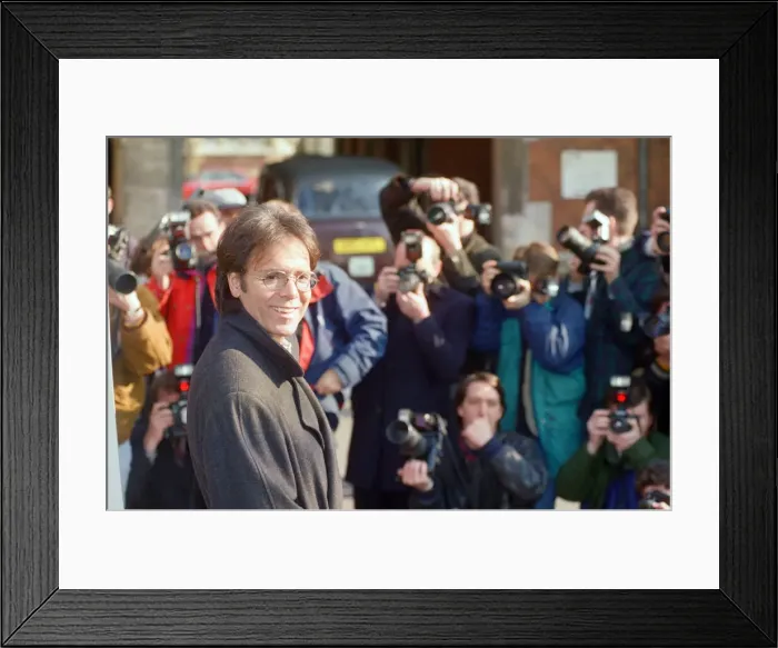 Framed Print : Cliff Richard promoting Heathcliff, a unique staged concert combining theatre Framed Print : Cliff Richard promoting Heathcliff, a unique staged concert combining theatre