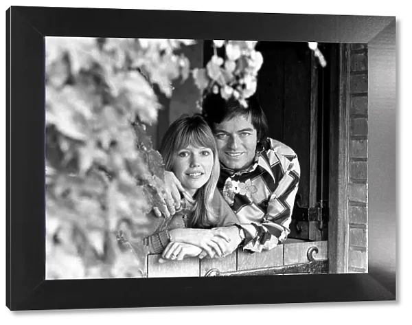 Tony Blackburn at home in Cookham Dean, Berkshire, with his wife Tessa Wyatt