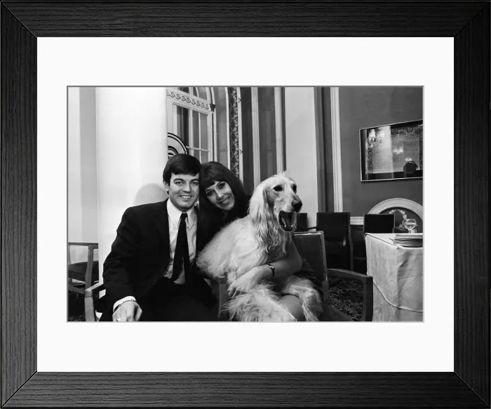 Framed Print : Tony Blackburn with singer Anita Harris. 3rd January 1968 Framed Print : Tony Blackburn with singer Anita Harris. 3rd January 1968