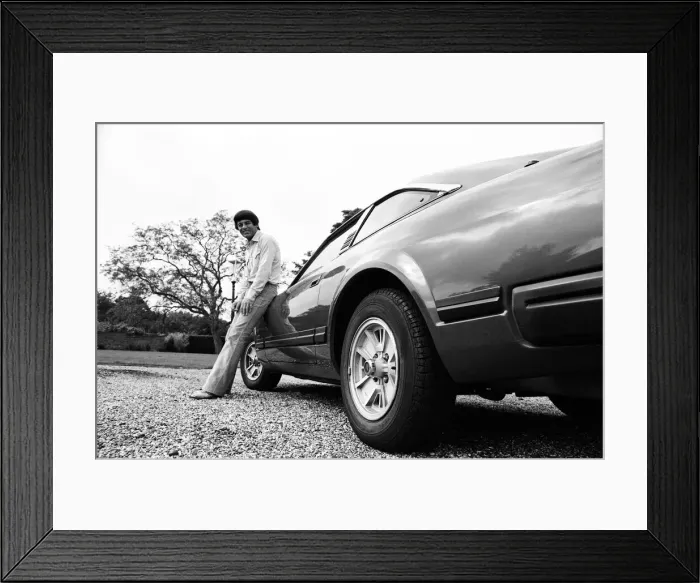 Framed Print : BBC DJ Tony Blackburn at his home in Cookham Dean, Berkshire Framed Print : BBC DJ Tony Blackburn at his home in Cookham Dean, Berkshire