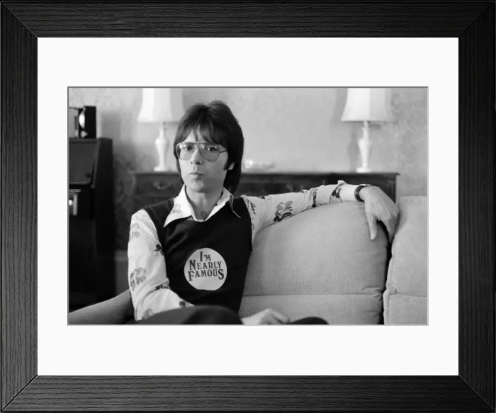 Framed Print : Singer Cliff Richard. 29th April 1976 Framed Print : Singer Cliff Richard. 29th April 1976