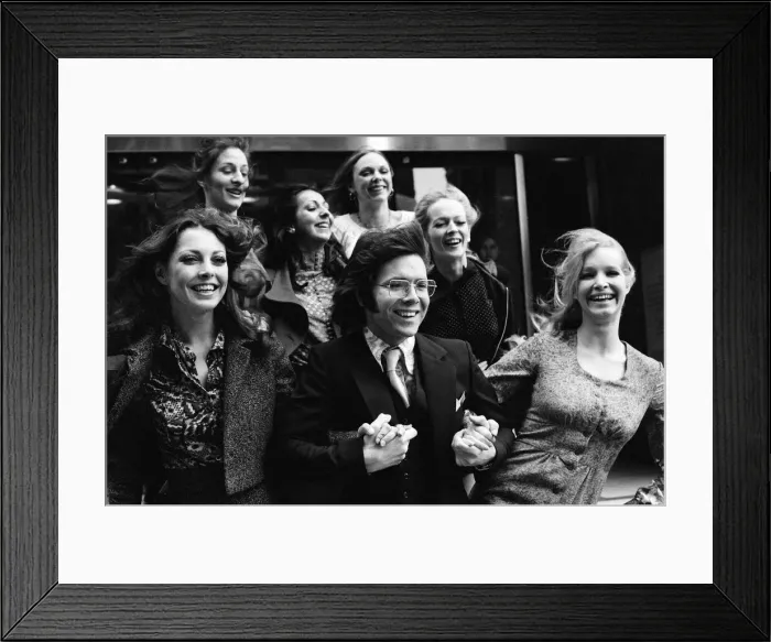 Framed Print : Cliff Richard with the dancers Pans People. Cliff Richard was voted Mr Framed Print : Cliff Richard with the dancers Pans People. Cliff Richard was voted Mr