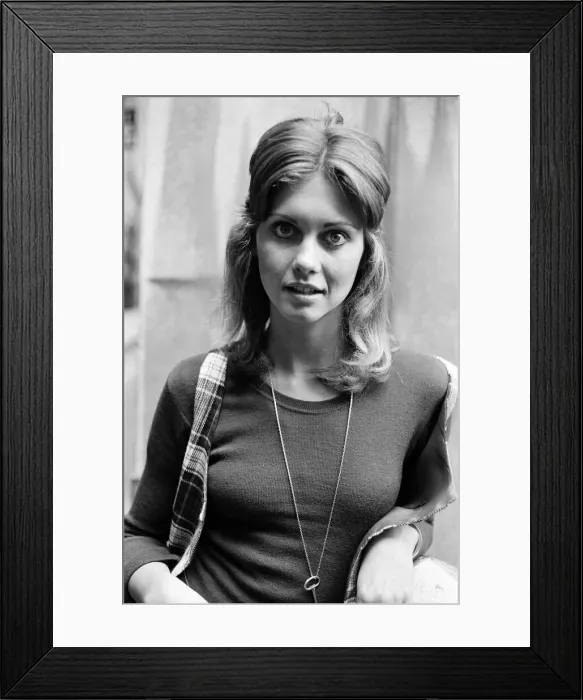 Framed Print : Olivia Newton-John, who is appearing in The Cliff Richard Show