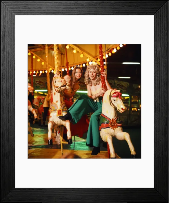 Framed Print : Models wearing the latest in Culotte fashion. 1977 Framed Print : Models wearing the latest in Culotte fashion. 1977