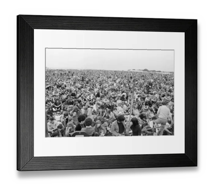 Framed Print : Isle of Wight Festival 1969, held on 29th to 31st August 1969 at the English town of Framed Print : Isle of Wight Festival 1969, held on 29th to 31st August 1969 at the English town of