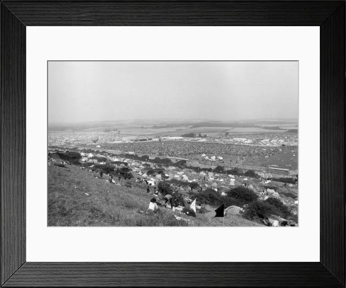 Framed Print : Isle of Wight pop festival. 29th August 1970 Framed Print : Isle of Wight pop festival. 29th August 1970