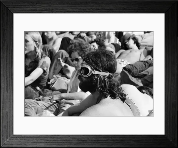 Framed Print : Isle of Wight pop festival. 29th August 1970 Framed Print : Isle of Wight pop festival. 29th August 1970
