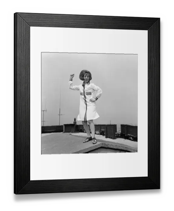 Framed Print : Lulu, singer from Scotland, seen in this 1964 fashion feature
