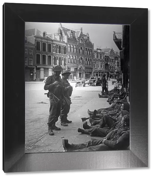 Operation Market Garden 17th - 25th September 1944 British infantry take a rest in