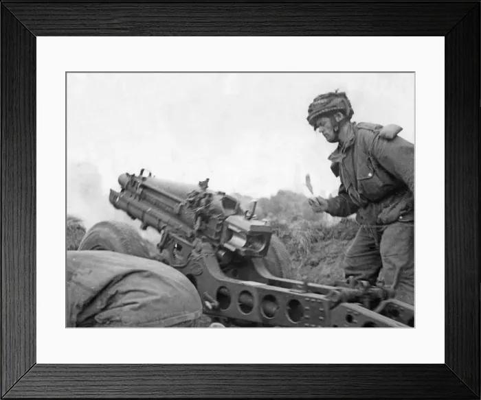 Framed Print : Operation Market Garden 17th - 25th September 1944 British airborne troops seen Framed Print : Operation Market Garden 17th - 25th September 1944 British airborne troops seen