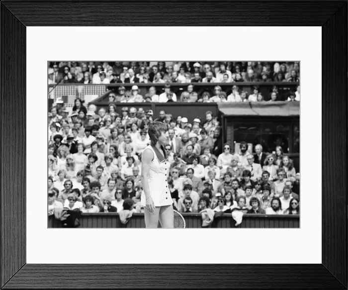 Framed Print : 1978 Ladies Singles Final, Wimbledon, Chris Evert v Martina Navratilova Framed Print : 1978 Ladies Singles Final, Wimbledon, Chris Evert v Martina Navratilova
