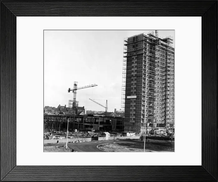Framed Print : New roads, new shops and new dwellings as the £5million New Strand scheme takes Framed Print : New roads, new shops and new dwellings as the £5million New Strand scheme takes