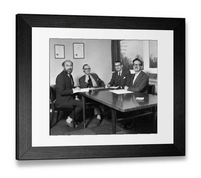 Framed Print : The Electricty Board in Hinckley. Past times Hinckley Times Circa 1979