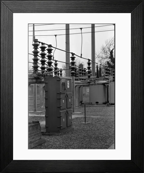 Framed Print : The Electricty Board in Hinckley. Past times Hinckley Times Circa 1979 Framed Print : The Electricty Board in Hinckley. Past times Hinckley Times Circa 1979