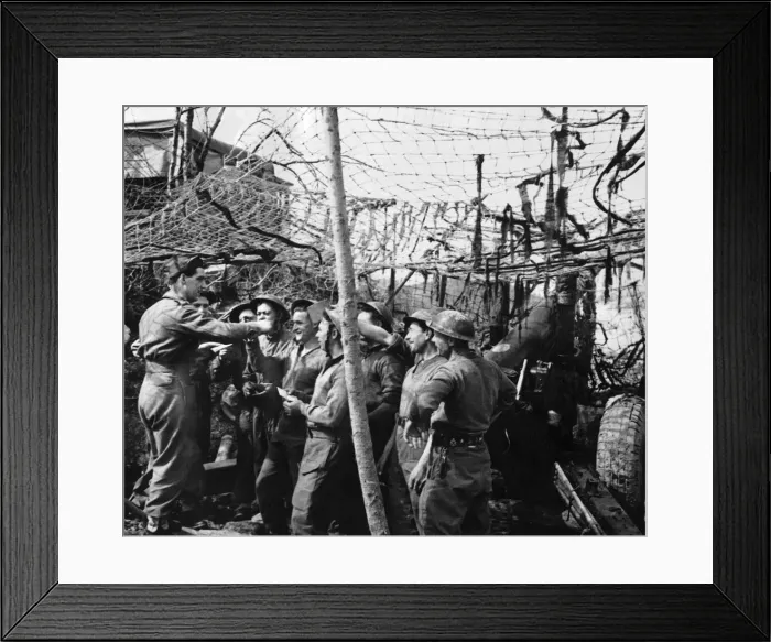 Framed Print : The Battle of Monte Cassino, a series of four assaults by Allied Forces against the Axis Framed Print : The Battle of Monte Cassino, a series of four assaults by Allied Forces against the Axis
