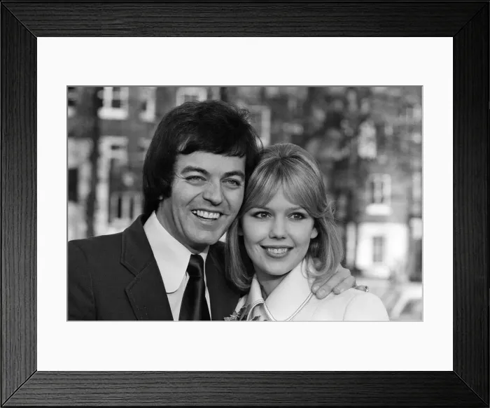 Framed Print : The wedding of Tony Blackburn and Tessa Wyatt at Caxton Hall, London. 2nd March 1972 Framed Print : The wedding of Tony Blackburn and Tessa Wyatt at Caxton Hall, London. 2nd March 1972