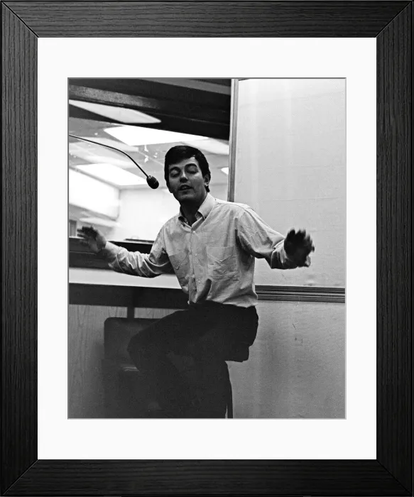 Framed Print : Tony Blackburn, the well known DJ, is now to become a recording star Framed Print : Tony Blackburn, the well known DJ, is now to become a recording star