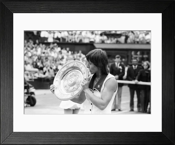 Framed Print : 1978 Ladies Singles Final, Wimbledon, Chris Evert v Martina Navratilova Framed Print : 1978 Ladies Singles Final, Wimbledon, Chris Evert v Martina Navratilova