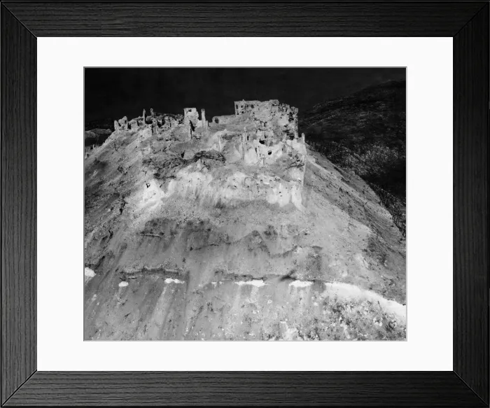 Framed Print : The Battle of Monte Cassino, a series of four assaults by Allied Forces against the Axis Framed Print : The Battle of Monte Cassino, a series of four assaults by Allied Forces against the Axis
