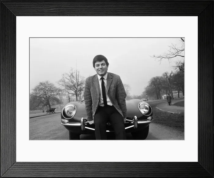 Framed Print : Tony Blackburn, Radio One disc jockey, pictured in Hyde Park, London Framed Print : Tony Blackburn, Radio One disc jockey, pictured in Hyde Park, London