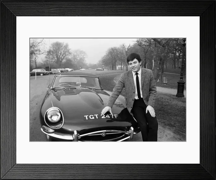 Framed Print : Tony Blackburn, Radio One disc jockey, pictured in Hyde Park, London Framed Print : Tony Blackburn, Radio One disc jockey, pictured in Hyde Park, London