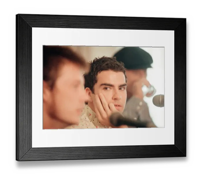 Framed Print : Stereophonics, news press conference ahead of concert at Morfa Stadium in Swansea
