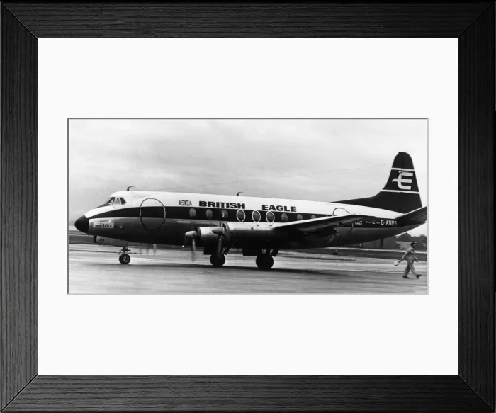 Framed Print : British Eagle International Airlines a major British independent airline that operated Framed Print : British Eagle International Airlines a major British independent airline that operated