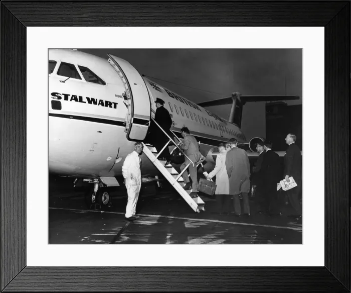 Framed Print : British Eagle International Airlines a major British independent airline that operated Framed Print : British Eagle International Airlines a major British independent airline that operated
