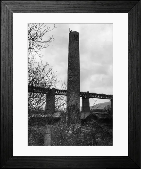 Framed Print : Walnut Tree Viaduct, a railway viaduct located above the southern edge of the village of Framed Print : Walnut Tree Viaduct, a railway viaduct located above the southern edge of the village of