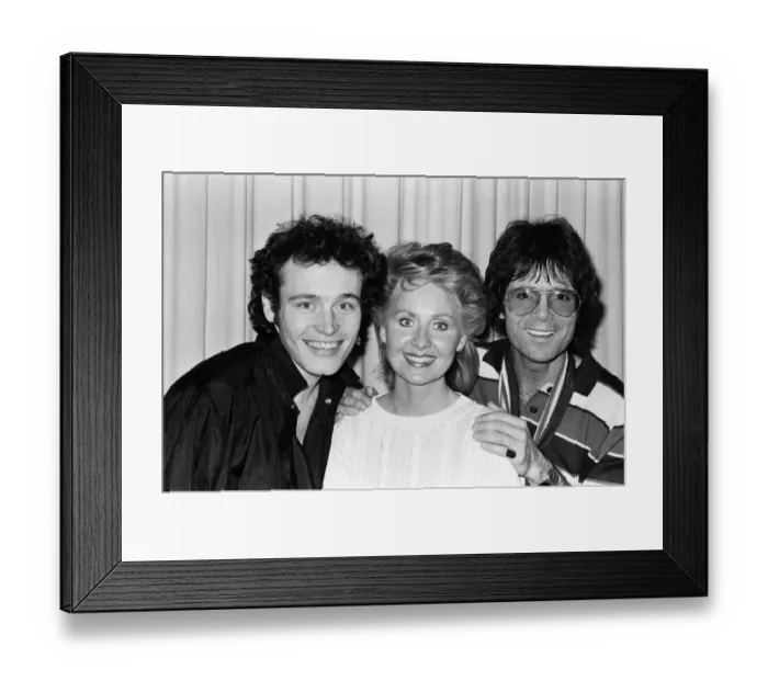 Framed Print : Adam Ant, Lulu and Cliff Richard, Royal Variety rehearsals. 22nd November 1981