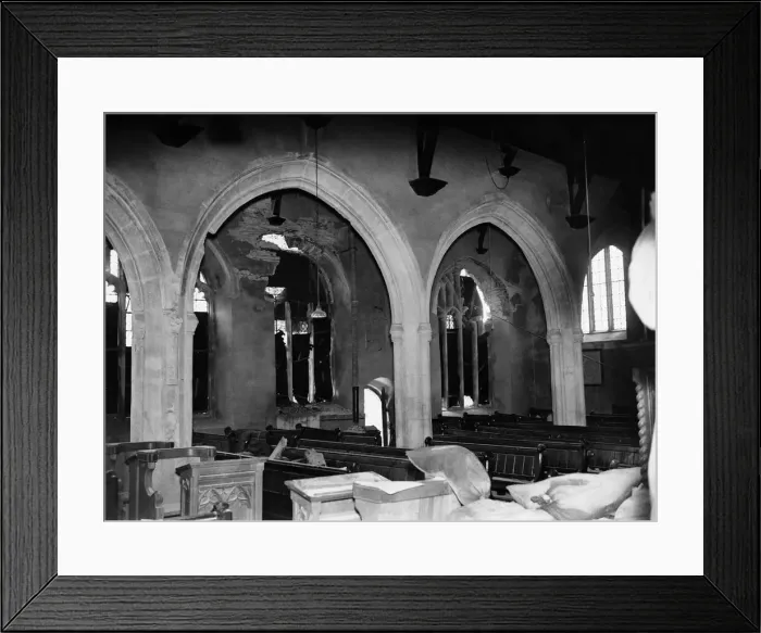 Framed Print : The desert villages of South Devon coast are battle scarred Framed Print : The desert villages of South Devon coast are battle scarred