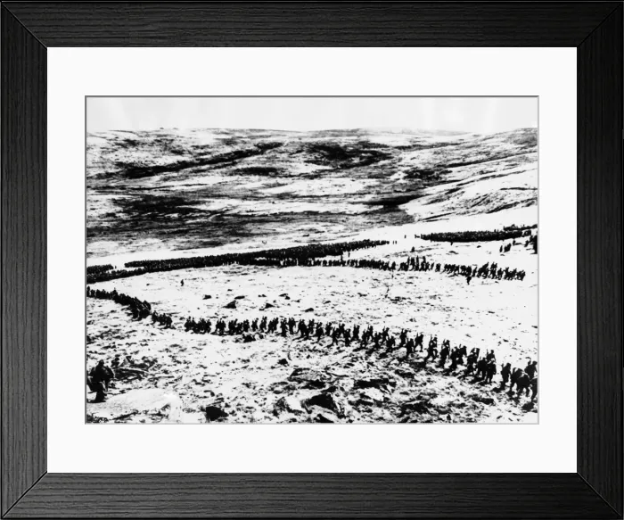 Framed Print : Prelude to invasion. U.s Army infantry units, after extensive invasion manoeuvres
