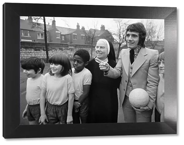 Kevin Keegan, the England and Liverpool football idol, returns to his old school